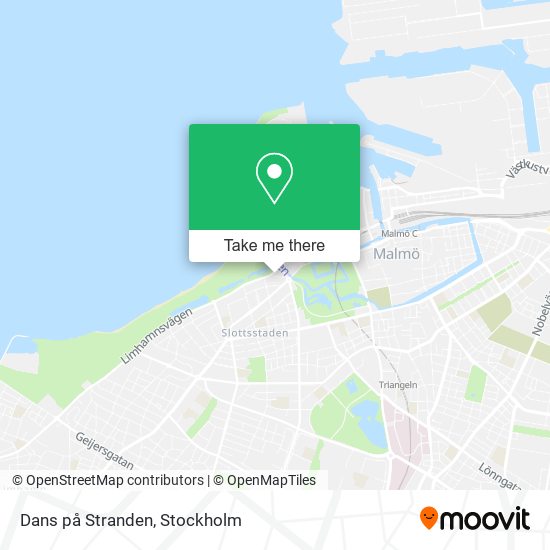 Dans på Stranden map