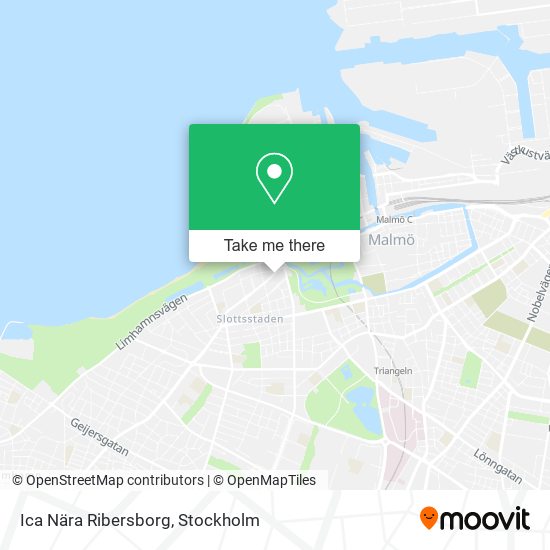 Ica Nära Ribersborg map