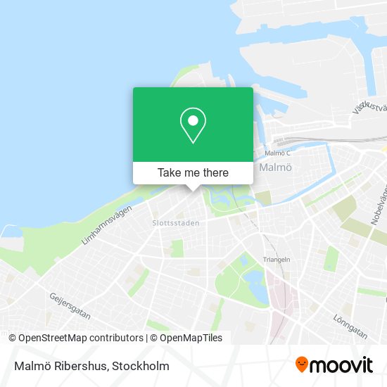 Malmö Ribershus map