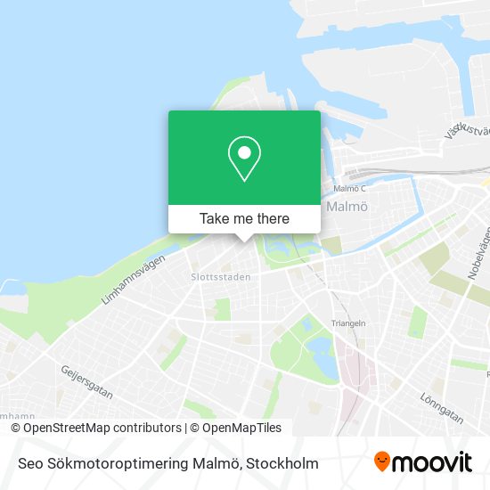 Seo Sökmotoroptimering Malmö map