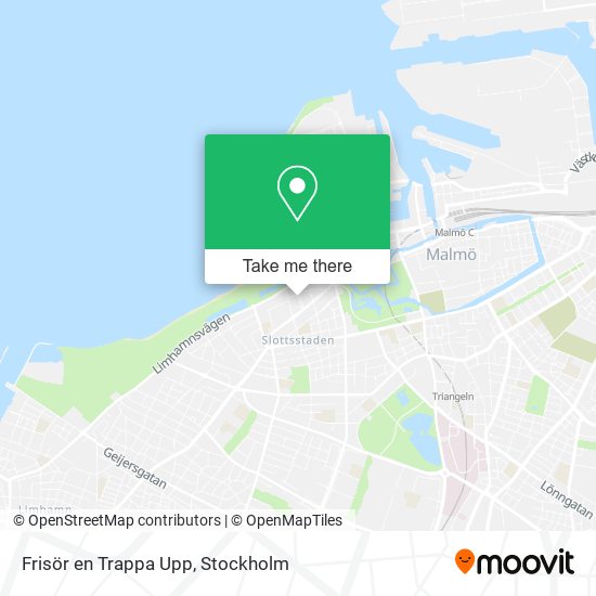 Frisör en Trappa Upp map