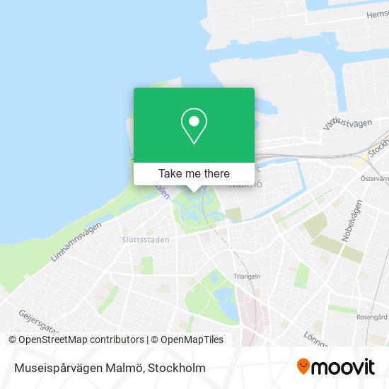 Museispårvägen Malmö map