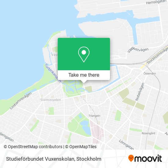 Studieförbundet Vuxenskolan map