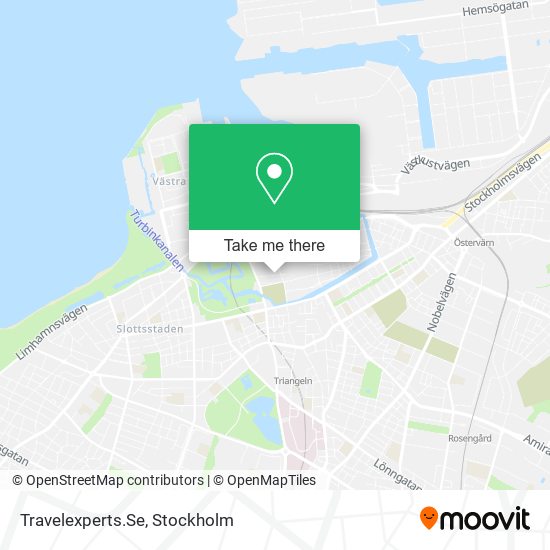 Travelexperts.Se map