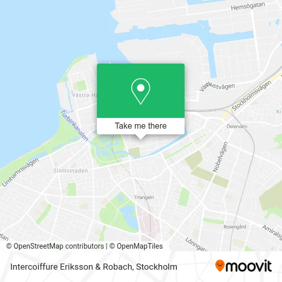 Intercoiffure Eriksson & Robach map