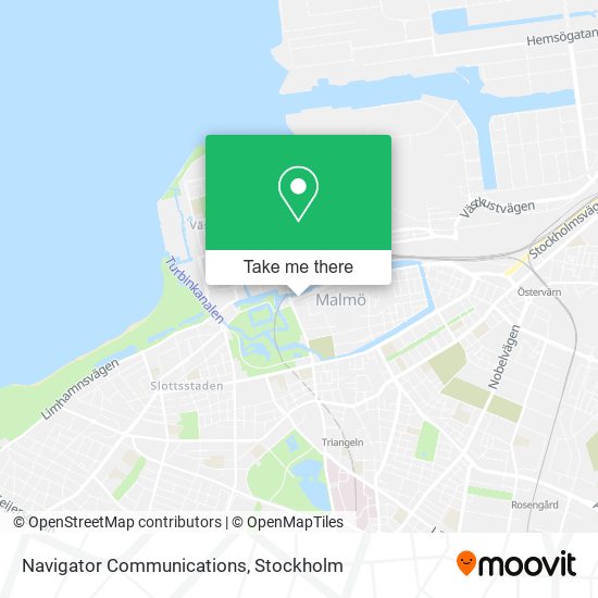 Navigator Communications map