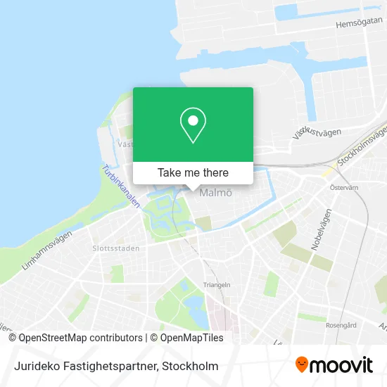 Jurideko Fastighetspartner map