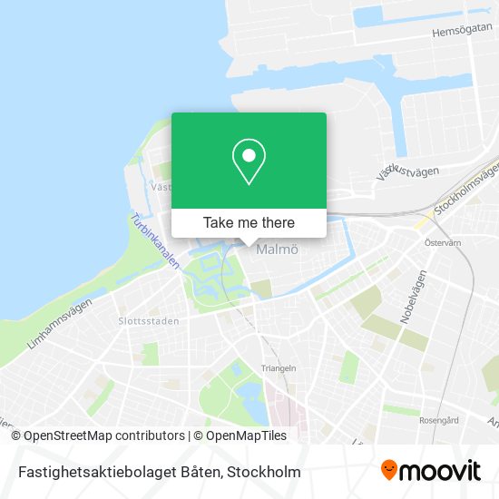 Fastighetsaktiebolaget Båten map