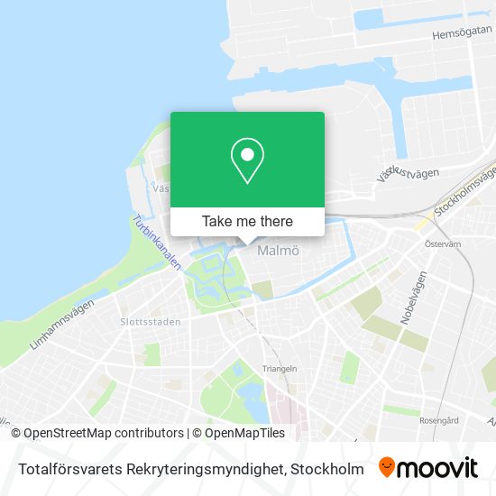 Totalförsvarets Rekryteringsmyndighet map