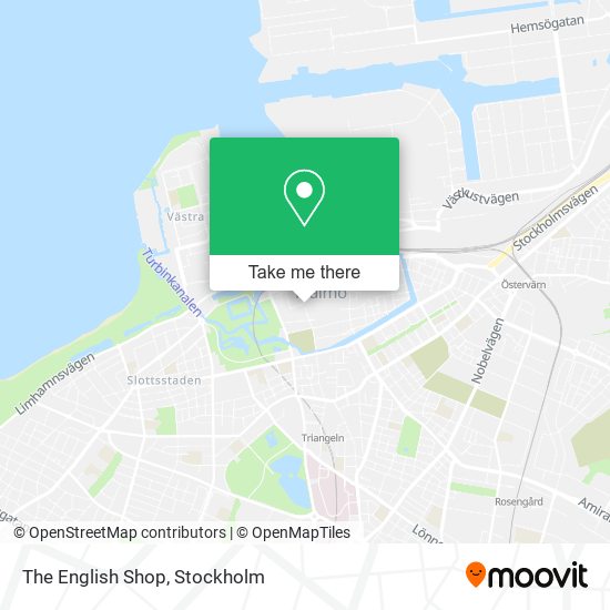 The English Shop map