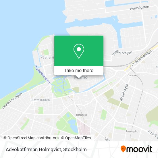 Advokatfirman Holmqvist map