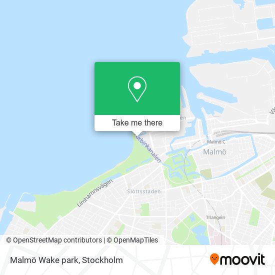 Malmö Wake park map