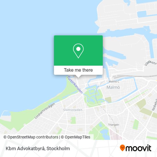 Kbm Advokatbyrå map