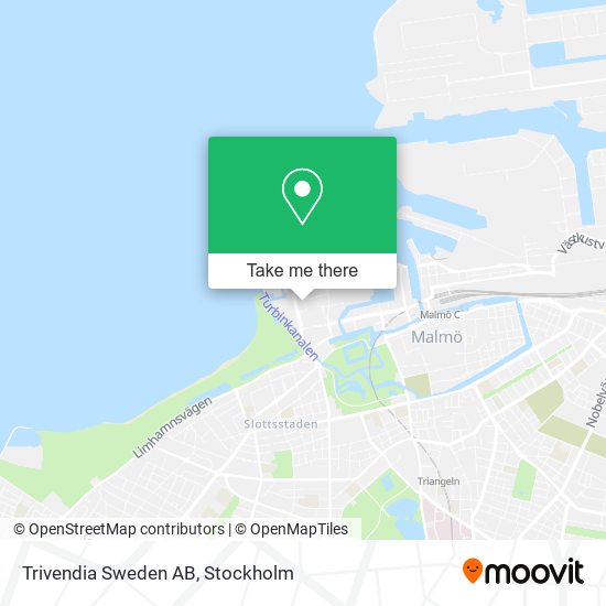 Trivendia Sweden AB map