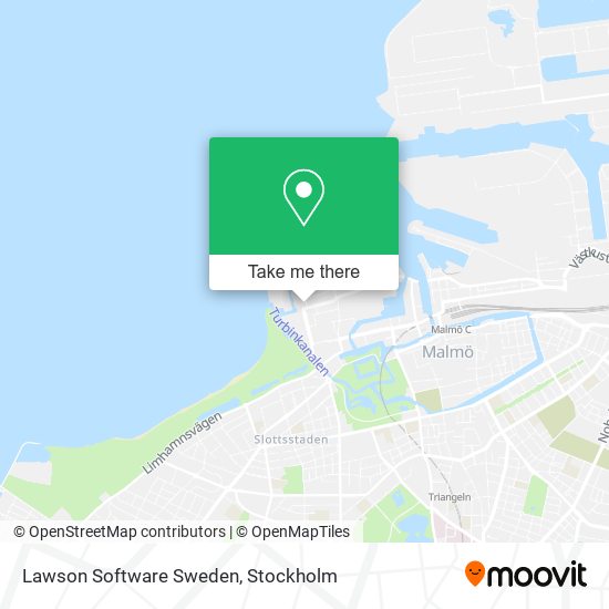 Lawson Software Sweden map