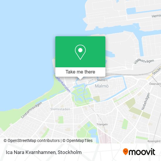 Ica Nara Kvarnhamnen map