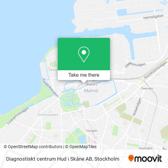 Diagnostiskt centrum Hud i Skåne AB map