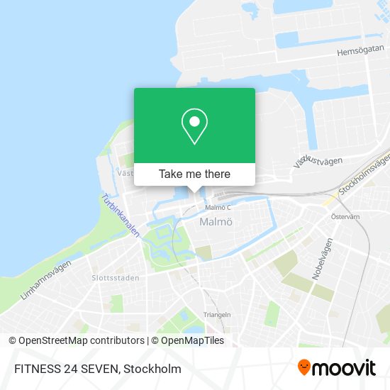 FITNESS 24 SEVEN map