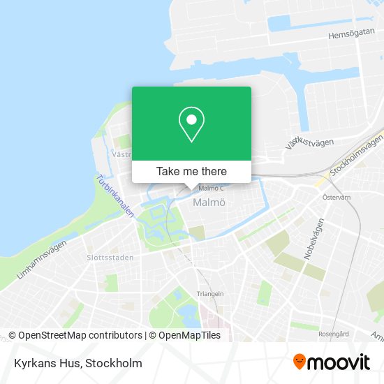 Kyrkans Hus map