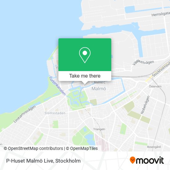 P-Huset Malmö Live map