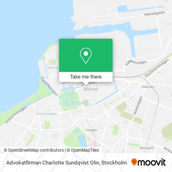 Advokatfirman Charlotte Sundqvist Olin map