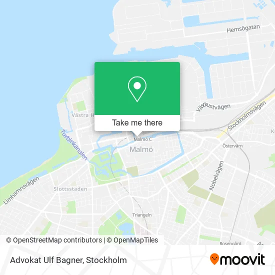 Advokat Ulf Bagner map