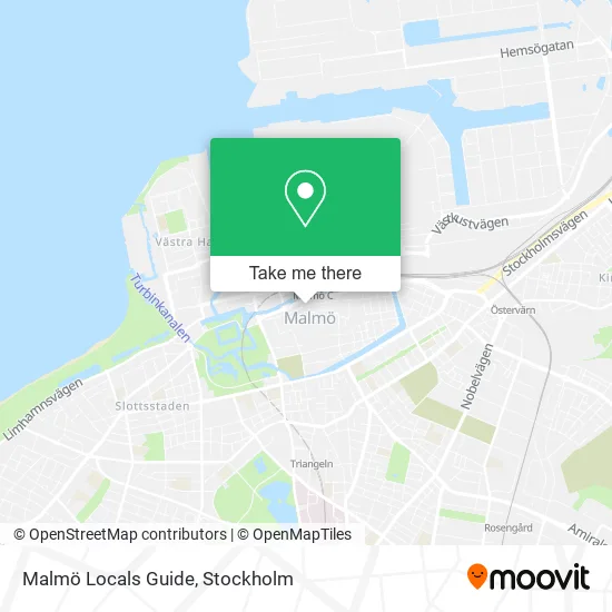 Malmö Locals Guide map