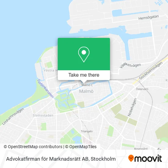 Advokatfirman för Marknadsrätt AB map