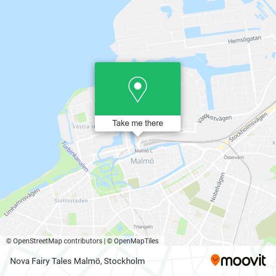 Nova Fairy Tales Malmö map
