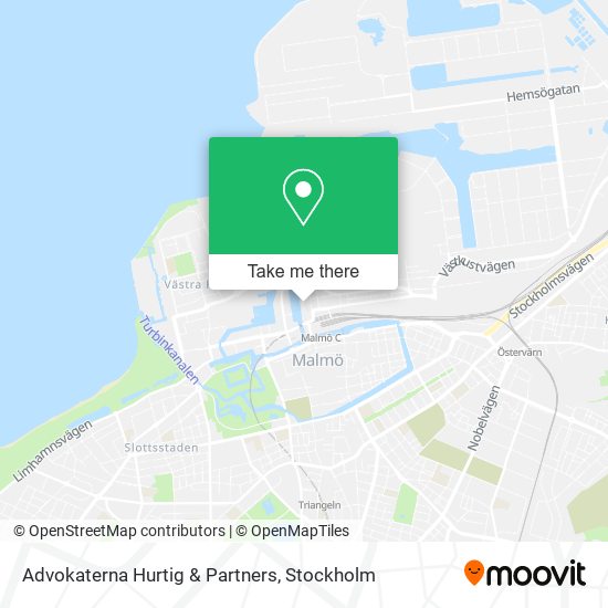 Advokaterna Hurtig & Partners map