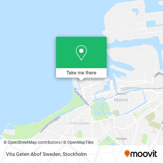 Vita Geten Abof Sweden map