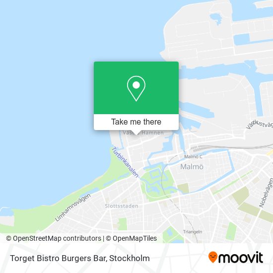 Torget Bistro Burgers Bar map