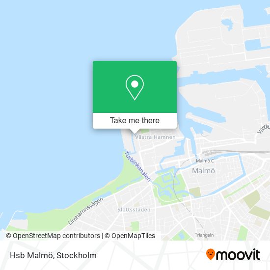 Hsb Malmö map