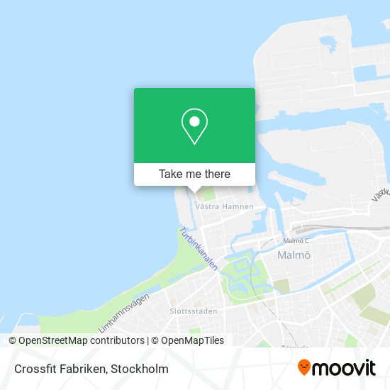 Crossfit Fabriken map