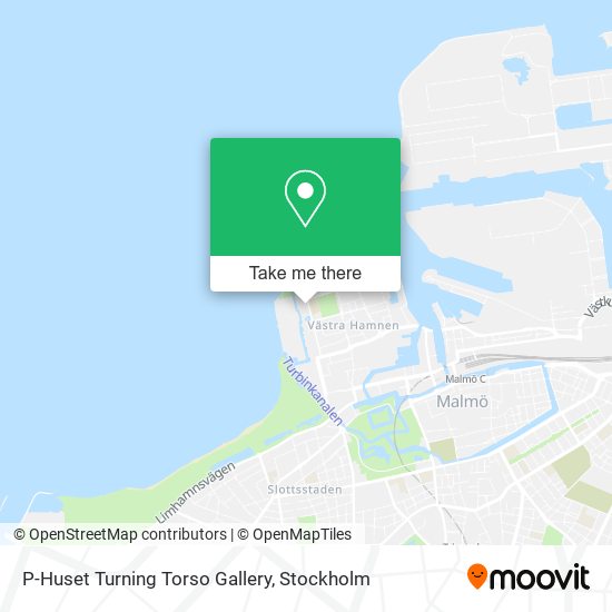 P-Huset Turning Torso Gallery map