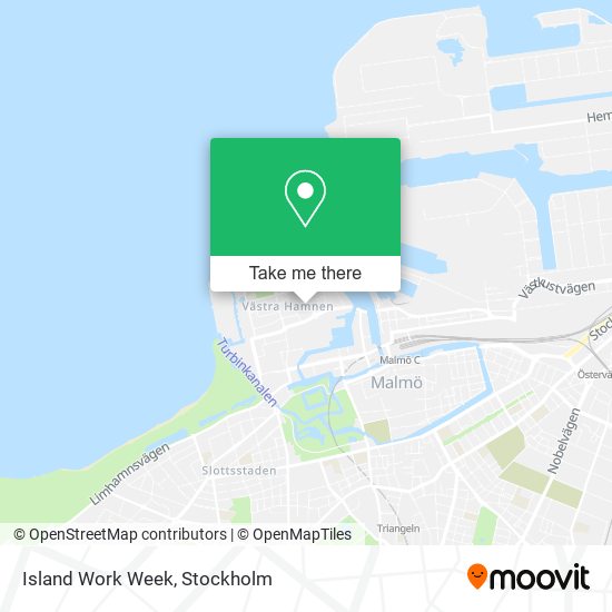 Island Work Week map