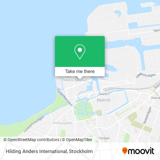 Hilding Anders International map