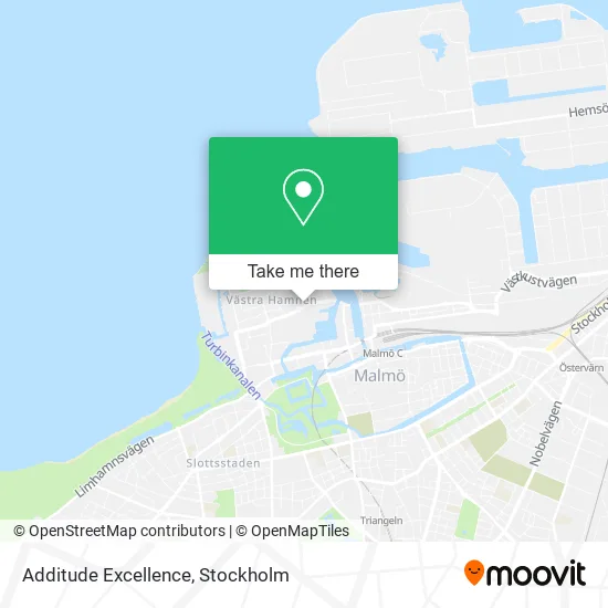 Additude Excellence map