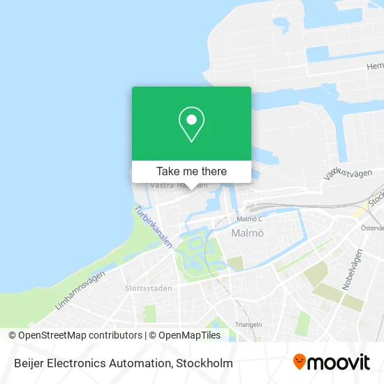 Beijer Electronics Automation map