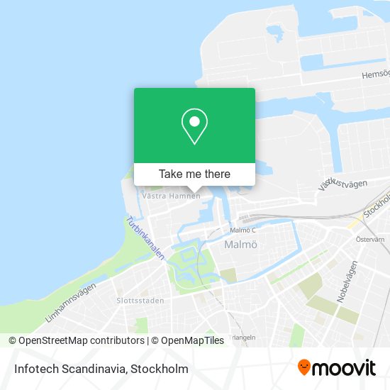 Infotech Scandinavia map