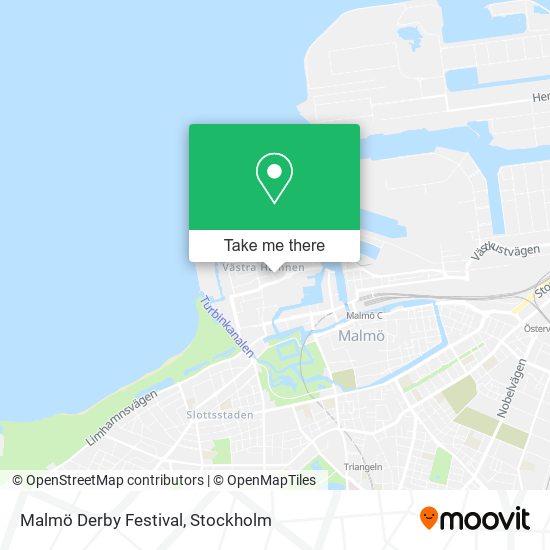 Malmö Derby Festival map