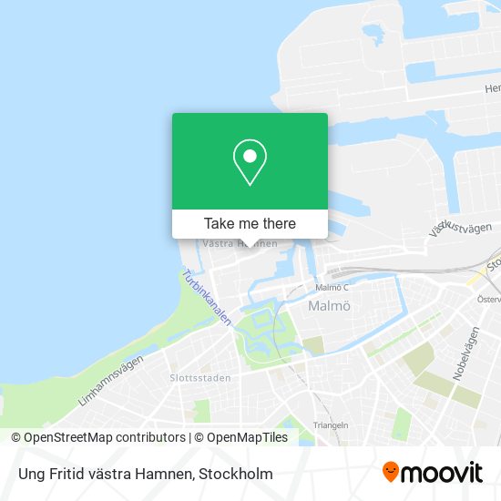 Ung Fritid västra Hamnen map
