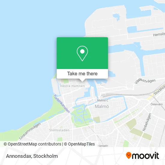 Annonsdax map