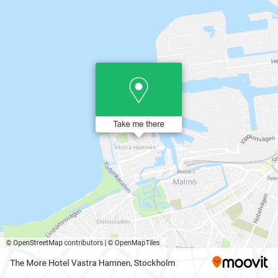 The More Hotel Vastra Hamnen map