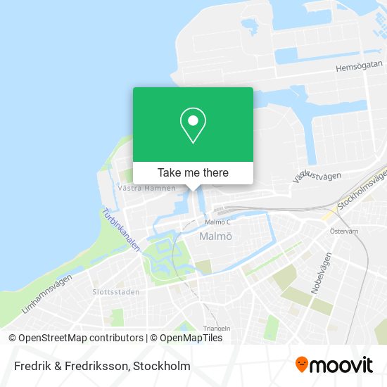 Fredrik & Fredriksson map