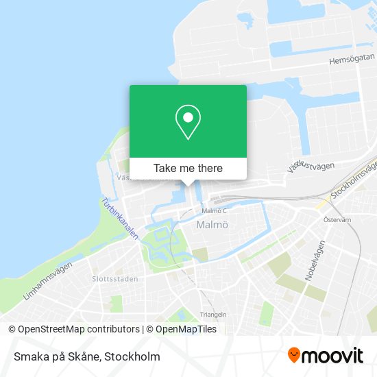 Smaka på Skåne map