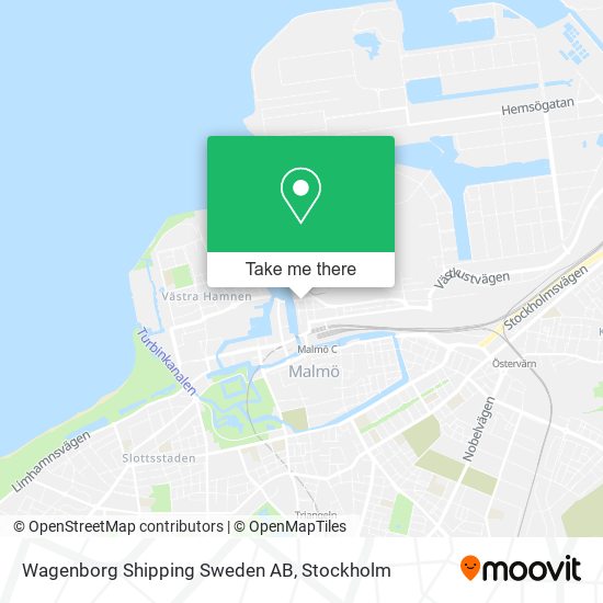Wagenborg Shipping Sweden AB map
