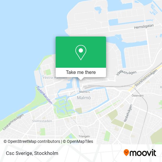 Csc Sverige map