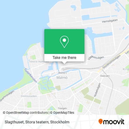 Slagthuset, Stora teatern map