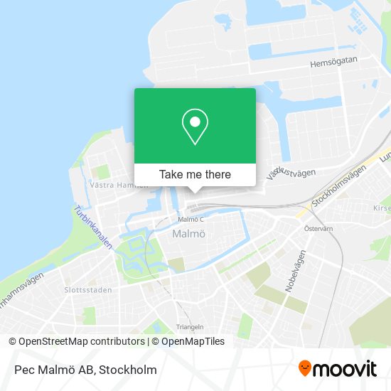 Pec Malmö AB map